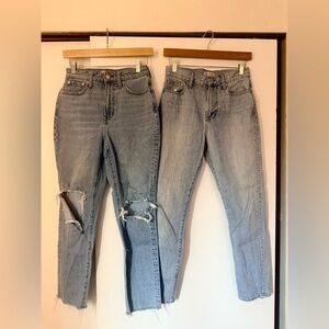 Set of 2! Madewell Vintage Jeans Pants Women’s Size 26